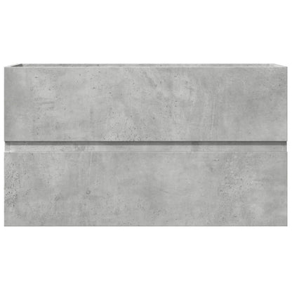 Meuble salle de bain suspendu gris - vente privée 14:35085260 x 38.5 x 45 cm;200007763:201336343
