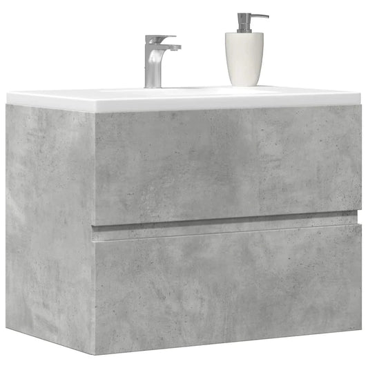 Meuble salle de bain suspendu gris - vente privée 14:35085260 x 38.5 x 45 cm;200007763:201336343