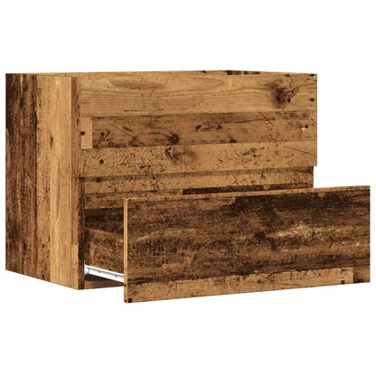 Meuble salle de bain suspendu gris - vente privée 14:35085260 x 38.5 x 45 cm;200007763:201336343