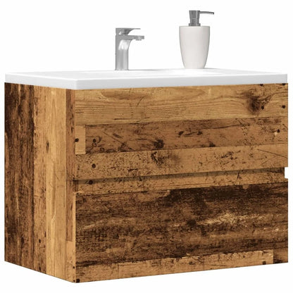 Meuble salle de bain suspendu gris - vente privée 14:35085260 x 38.5 x 45 cm;200007763:201336343
