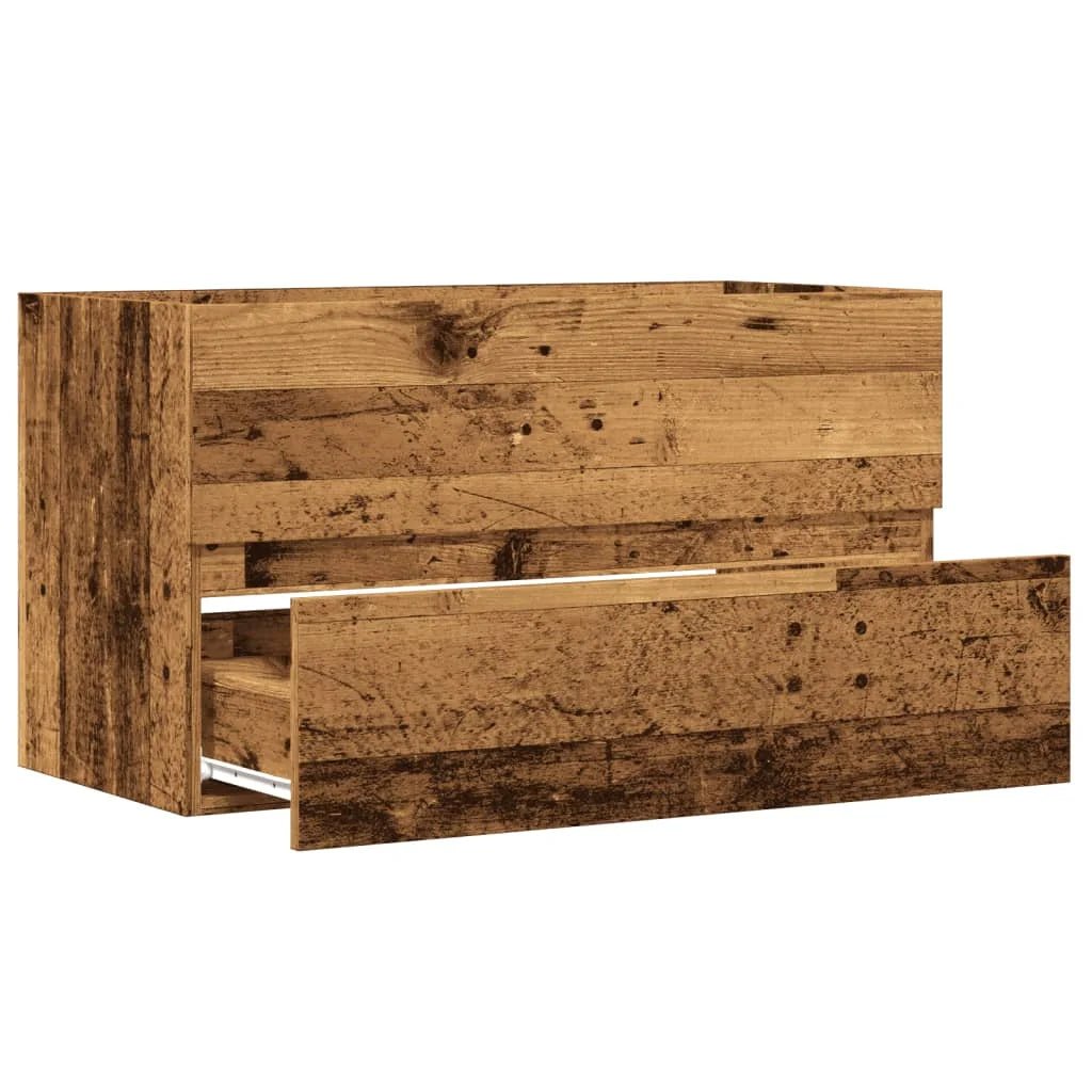 Meuble salle de bain suspendu gris - vente privée 14:35085260 x 38.5 x 45 cm;200007763:201336343