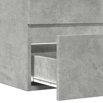 Meuble salle de bain suspendu gris - vente privée 14:35085260 x 38.5 x 45 cm;200007763:201336343