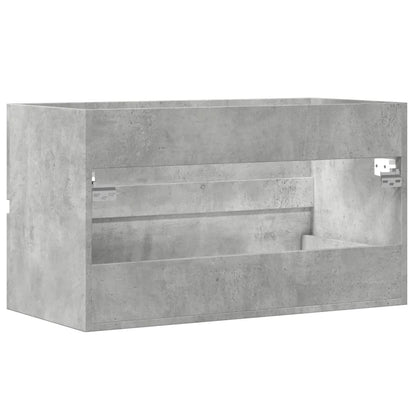 Meuble salle de bain suspendu gris - vente privée 14:35085260 x 38.5 x 45 cm;200007763:201336343