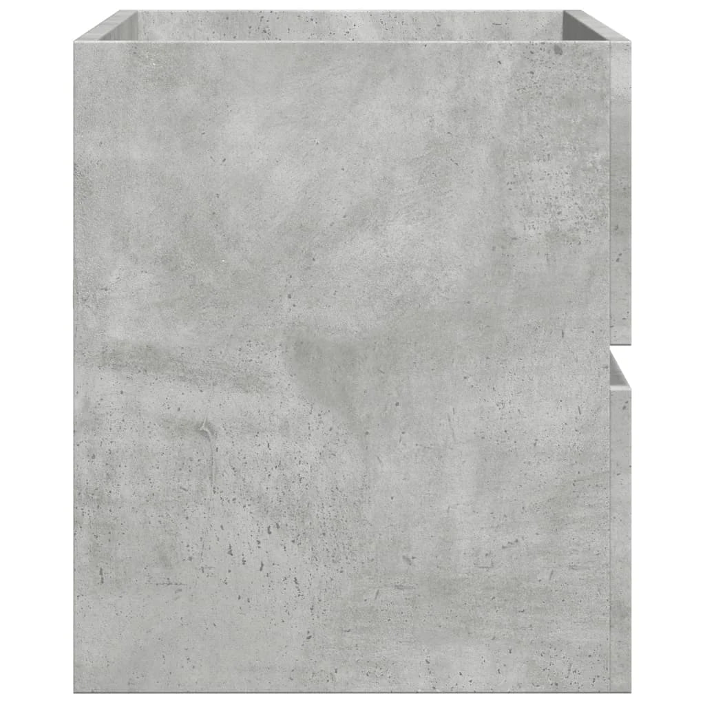 Meuble salle de bain suspendu gris - vente privée 14:35085260 x 38.5 x 45 cm;200007763:201336343