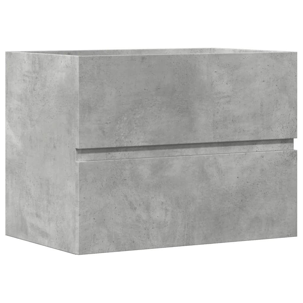 Meuble salle de bain suspendu gris - vente privée 14:35085260 x 38.5 x 45 cm;200007763:201336343