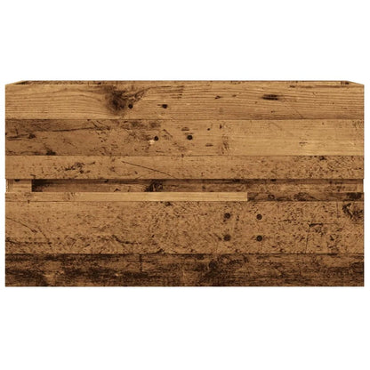Meuble salle de bain suspendu gris - vente privée 14:35085260 x 38.5 x 45 cm;200007763:201336343