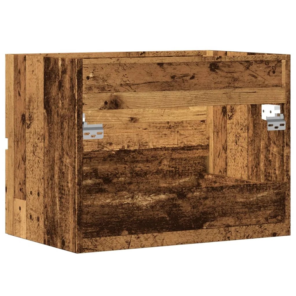 Meuble salle de bain suspendu gris - vente privée 14:35085260 x 38.5 x 45 cm;200007763:201336343