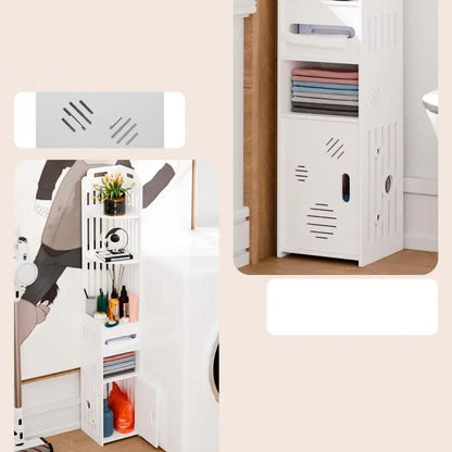 Meuble WC de rangement d'angle - vente privée 14:10White