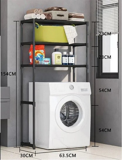 Meuble WC de type organisateur à niveaux - vente privée 14:193Washing Rack Black