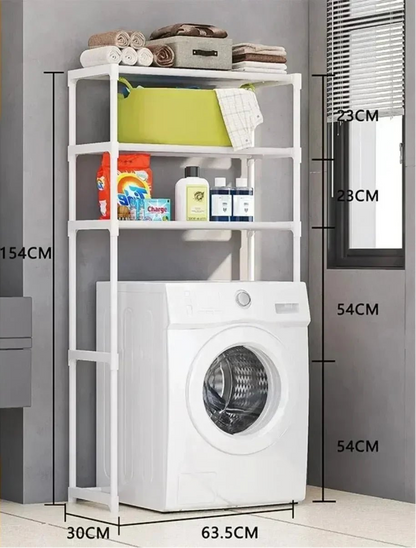 Meuble WC de type organisateur à niveaux - vente privée 14:202010806Washing Rack White