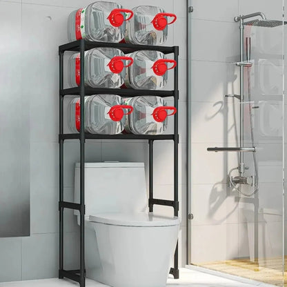 Meuble WC de type organisateur à niveaux - vente privée 14:202010806Washing Rack White