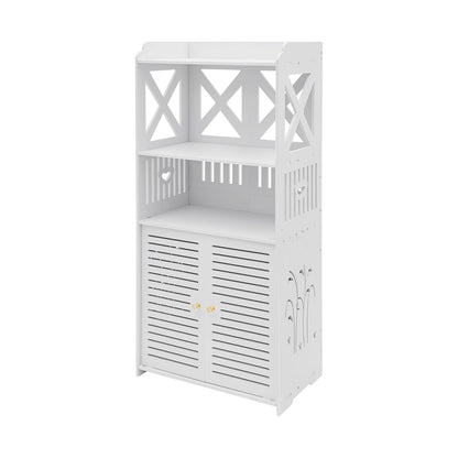 Meuble WC latéral en PVC - vente privée 14:29White;200007763:201336101