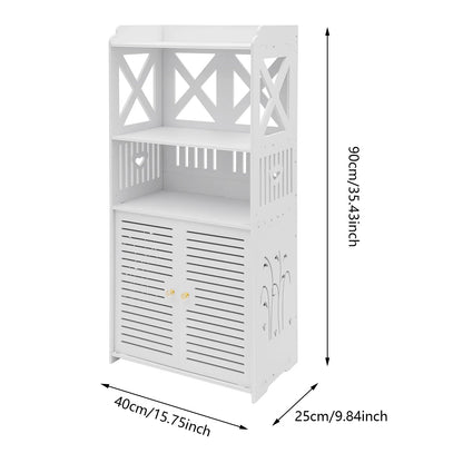 Meuble WC latéral en PVC - vente privée 14:29White;200007763:201336101