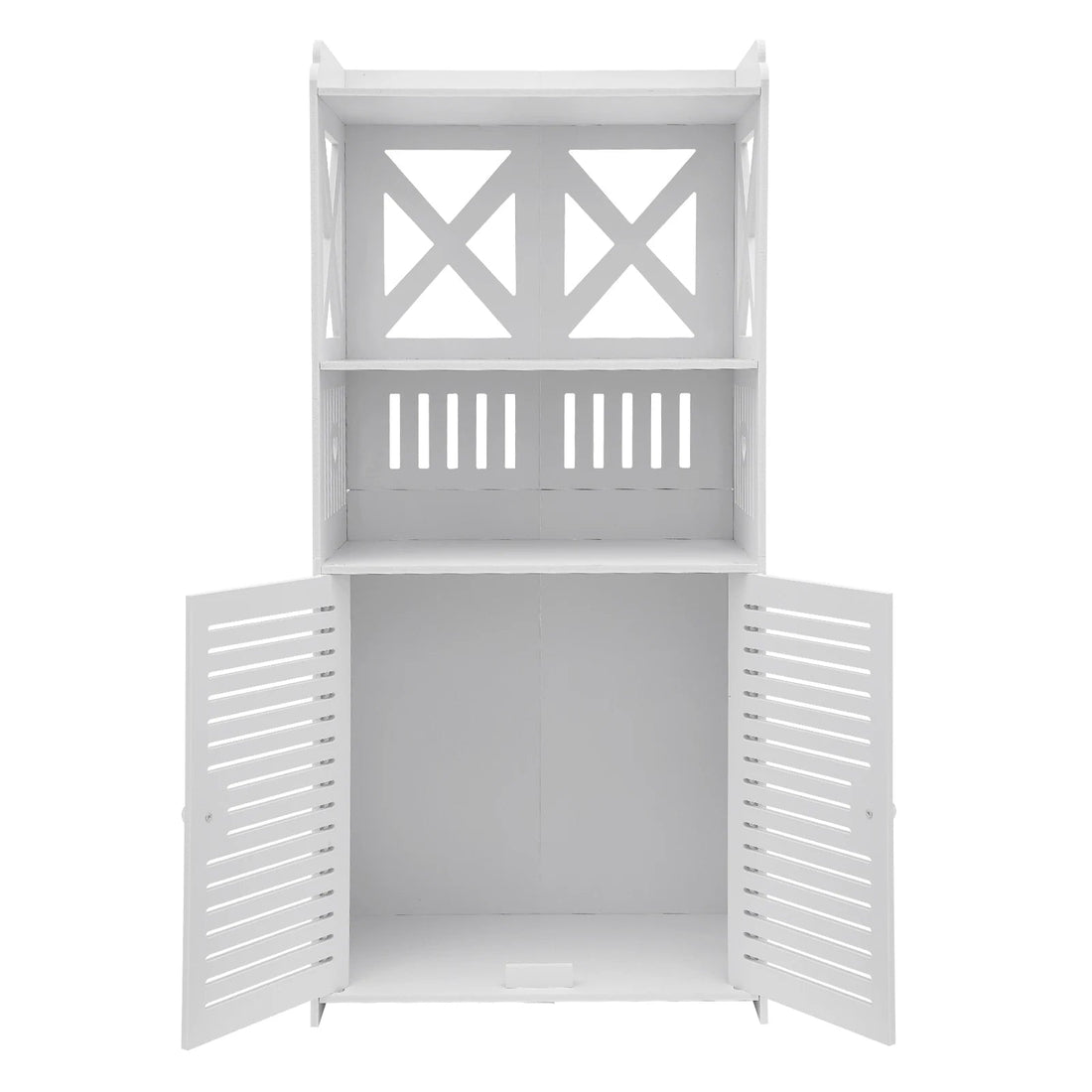 Meuble WC latéral en PVC - vente privée 14:29White;200007763:201336101