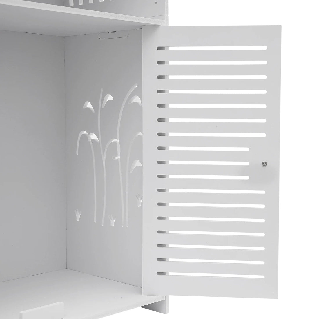 Meuble WC latéral en PVC - vente privée 14:29White;200007763:201336101