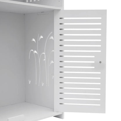 Meuble WC latéral en PVC - vente privée 14:29White;200007763:201336101