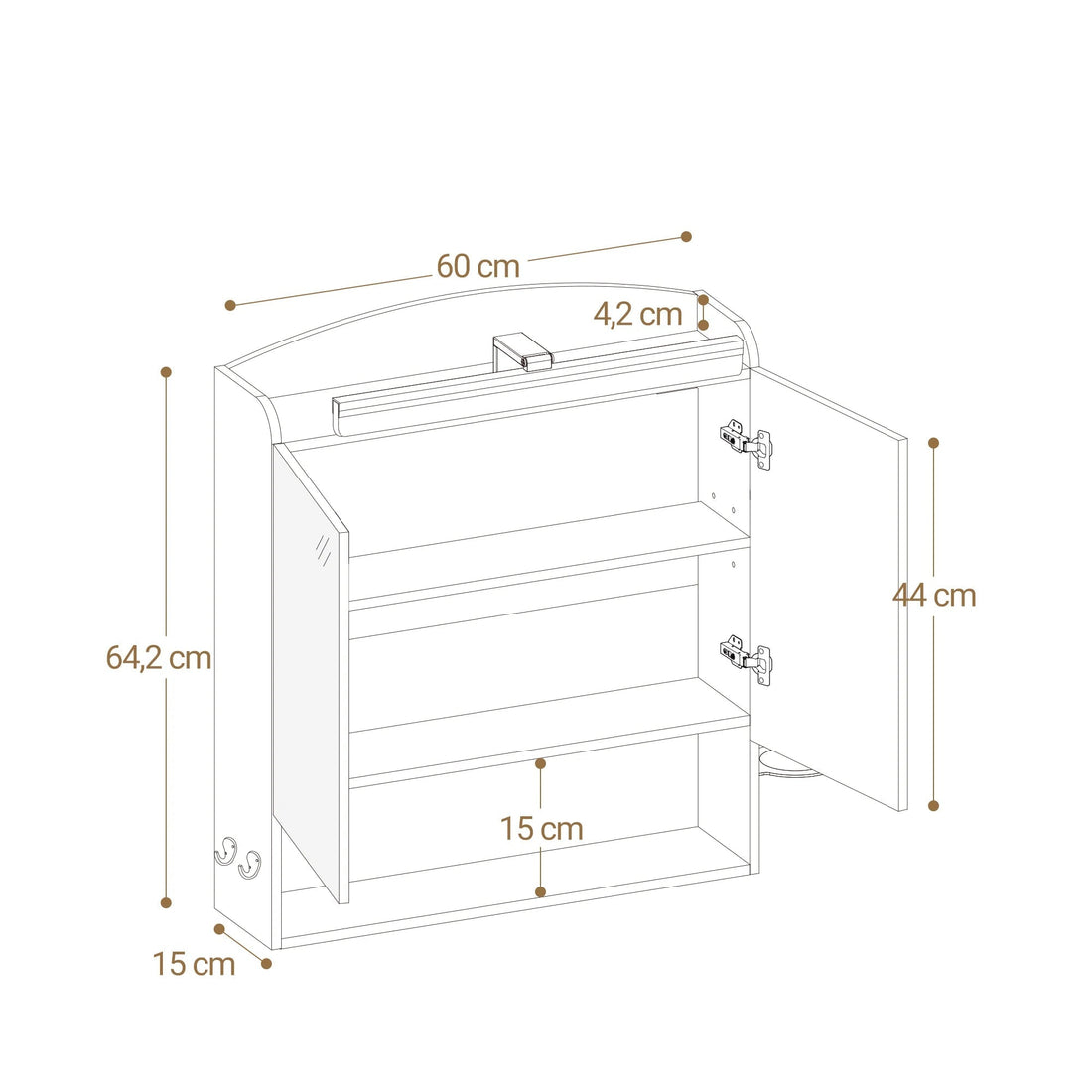 Meuble WC mural pour rangement - vente privée 14:29;200007763:201336101