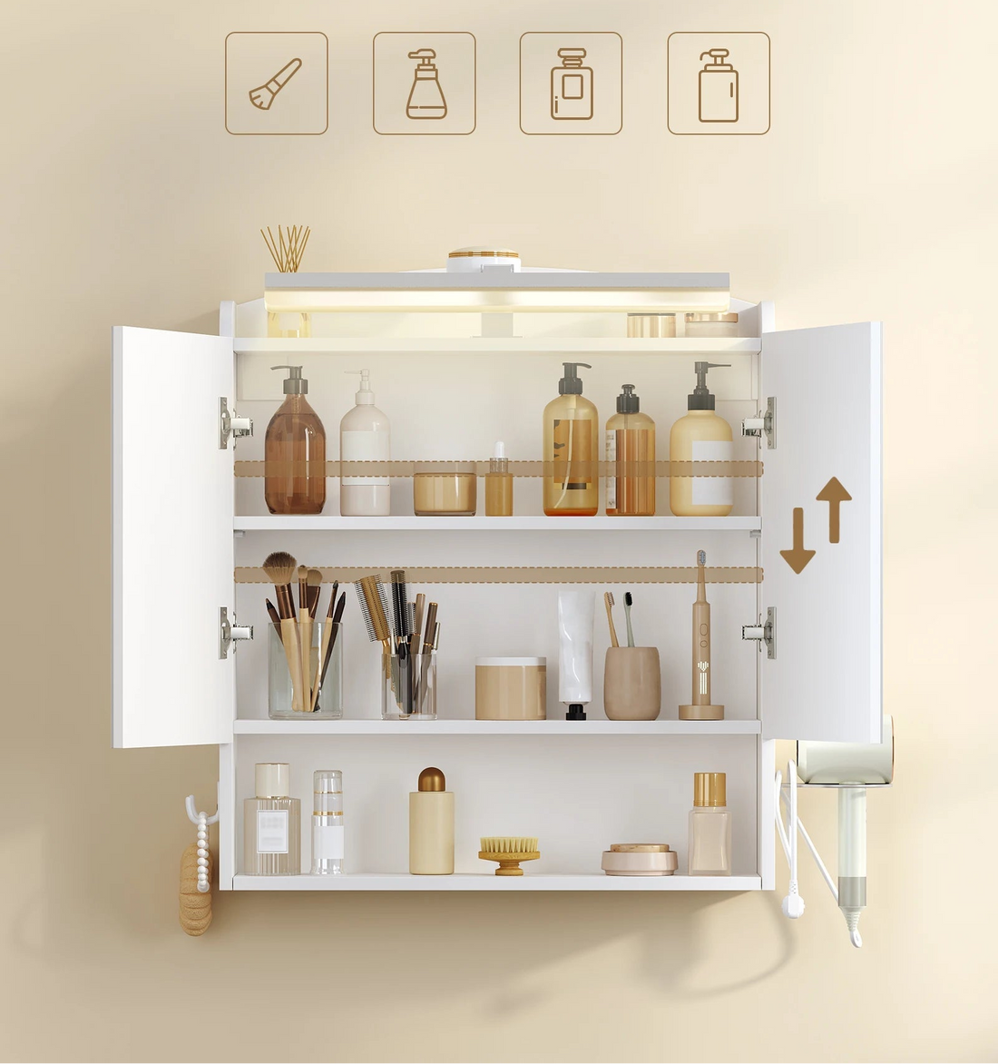 Meuble WC mural pour rangement - vente privée 14:29;200007763:201336101