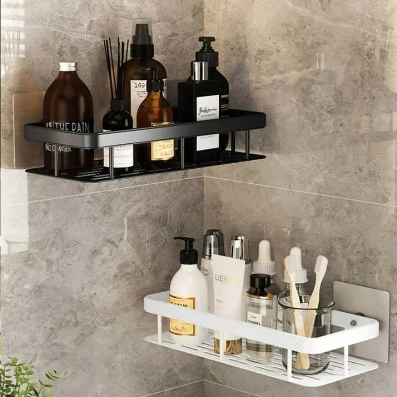Mini étagère salle de bain à alliage d'aluminium - vente privée 14:365458StyleB-Black gold-1