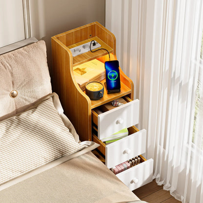 Mini table de chevet compacte - 1Pc - vente privée 14:365458Brown;200007763:201336101