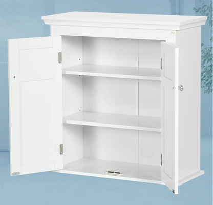 Petit meuble de rangement chambre de couleur blanche 58x24x60 cm - vente privée 200007763:201336104