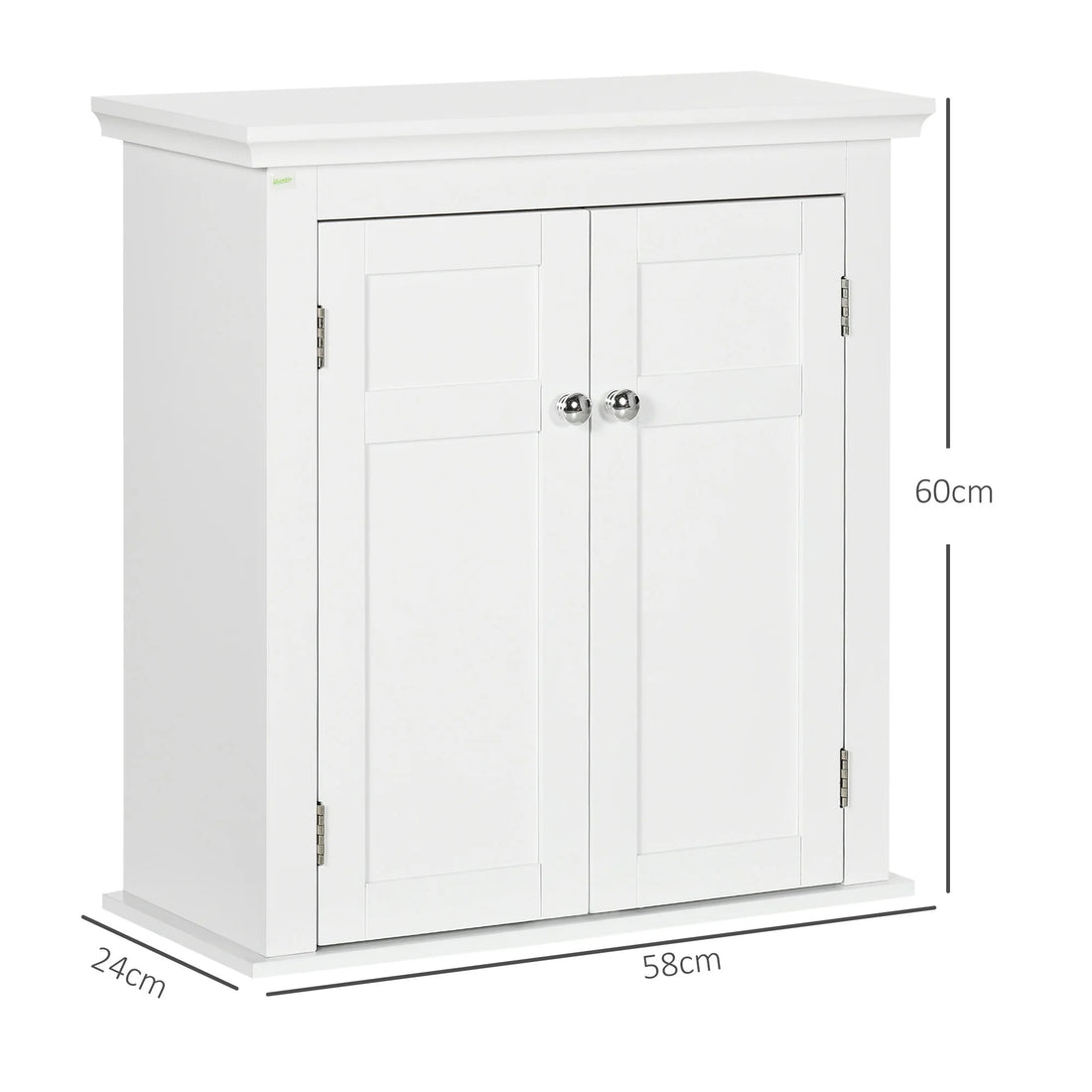 Petit meuble de rangement chambre de couleur blanche 58x24x60 cm - vente privée 200007763:201336104
