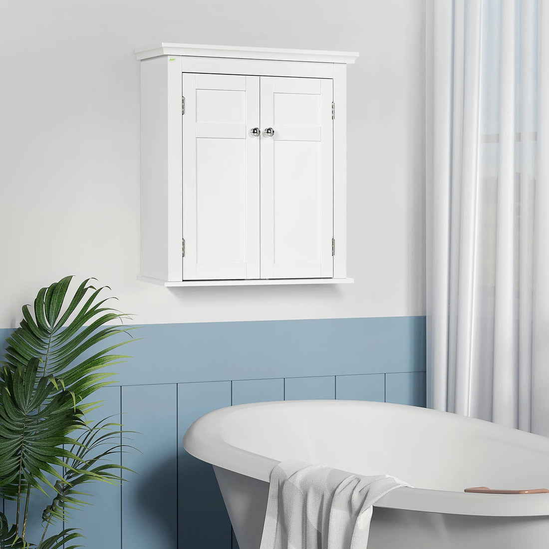 Petit meuble de rangement chambre de couleur blanche 58x24x60 cm - vente privée 200007763:201336104