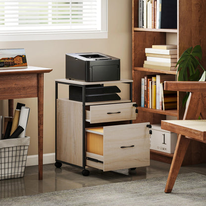 Petit meuble de rangement de bureau 44x40x66,5 cm - vente privée 14:193;200007763:201336104