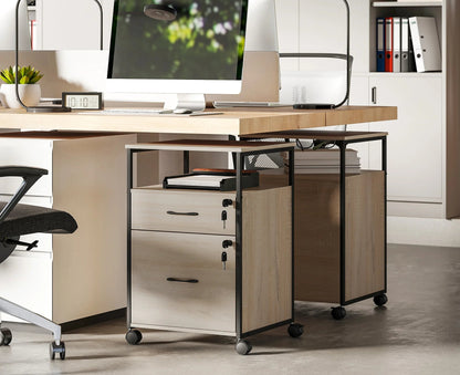 Petit meuble de rangement de bureau 44x40x66,5 cm - vente privée 14:193;200007763:201336104