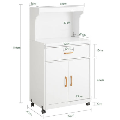 Petit meuble de rangement de cuisine avec roulettes - vente privée 14:29;200007763:201336101