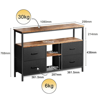 Petit meuble de rangement pas cher à LED - vente privée 14:193Black;200007763:201336101