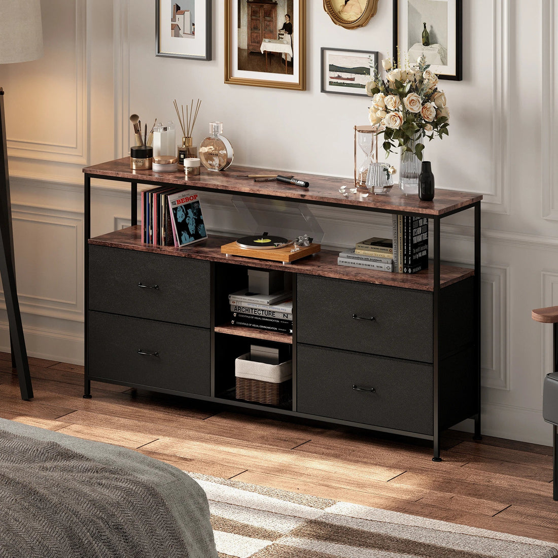 Petit meuble de rangement pas cher à LED - vente privée 14:193Black;200007763:201336101