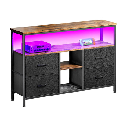 Petit meuble de rangement pas cher à LED - vente privée 14:193Black;200007763:201336101