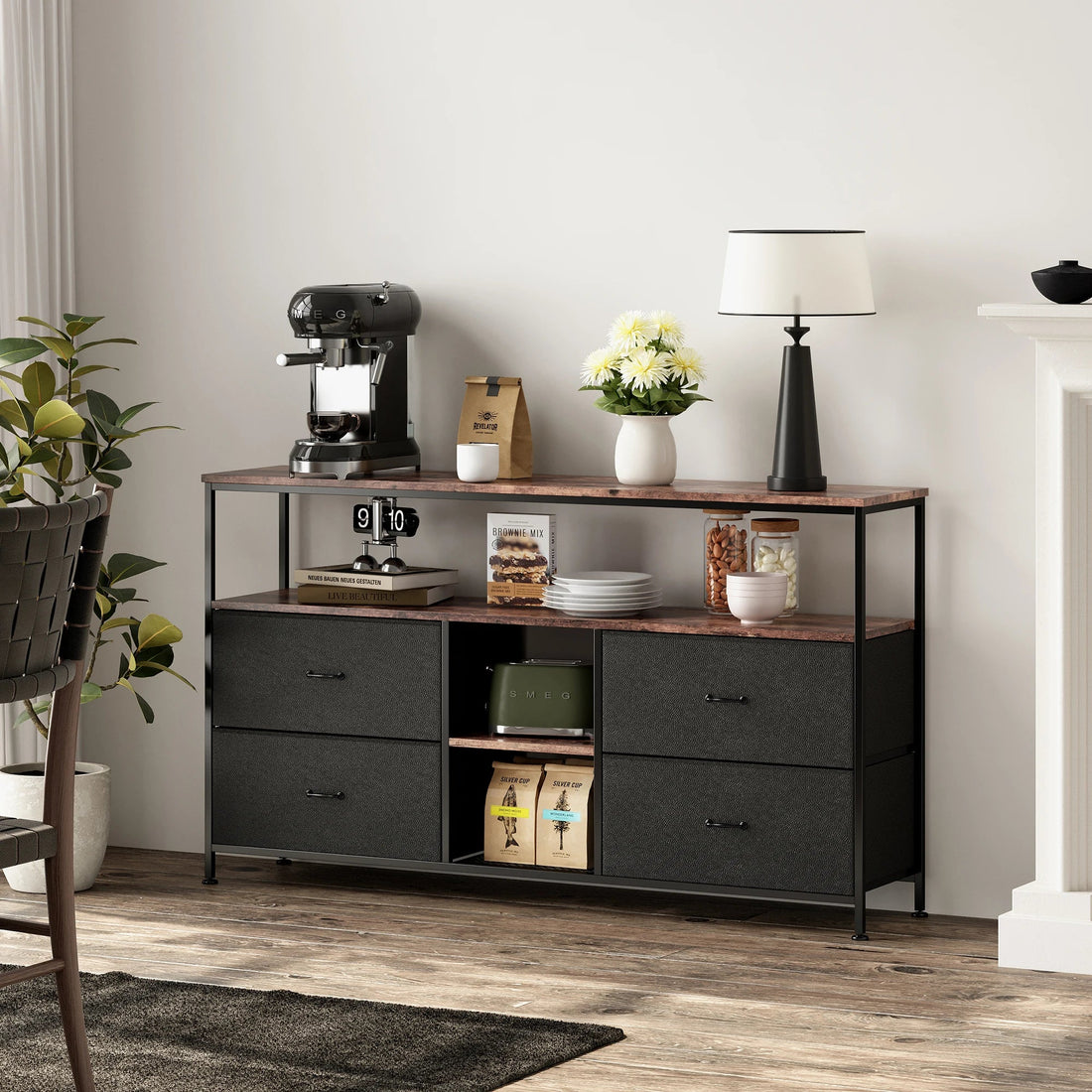 Petit meuble de rangement pas cher à LED - vente privée 14:193Black;200007763:201336101