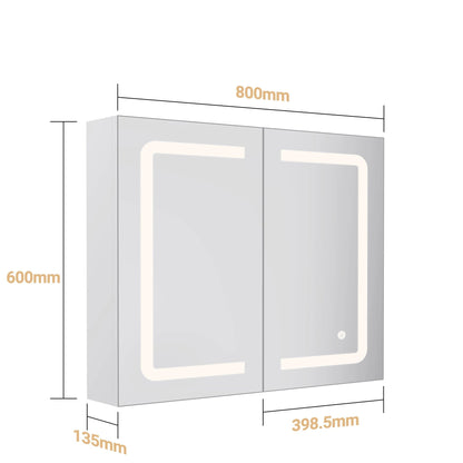 Petit meuble salle de bain mural à led - vente privée 14:29Double Door;200007763:201336101