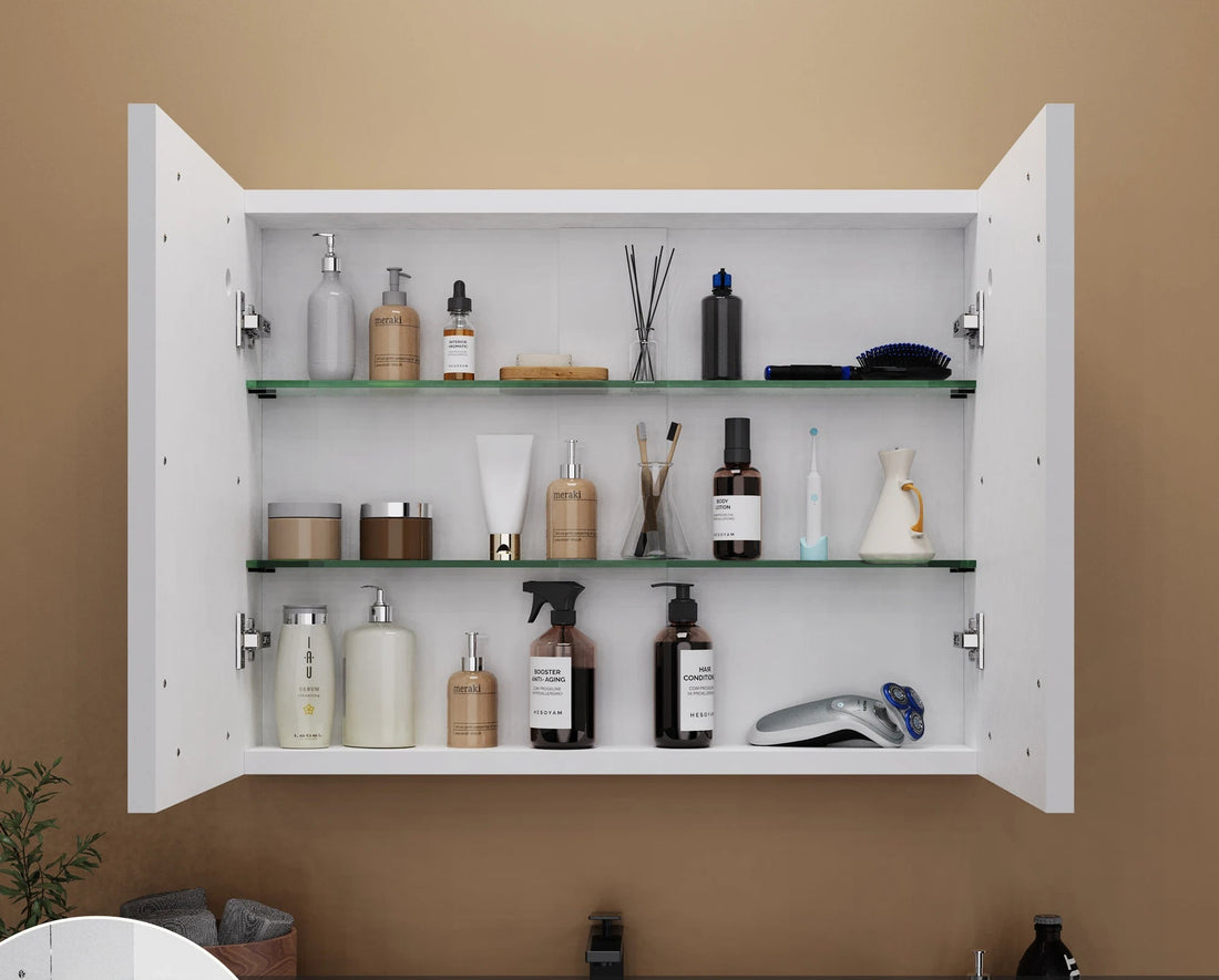 Petit meuble salle de bain mural à led - vente privée 14:29Double Door;200007763:201336101