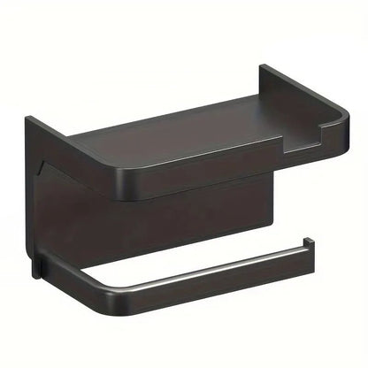 Petit Meuble WC Mural de type porte papier toilette - vente privée 14:193black