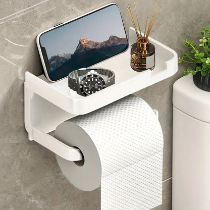 Petit Meuble WC Mural de type porte papier toilette - vente privée 14:29white
