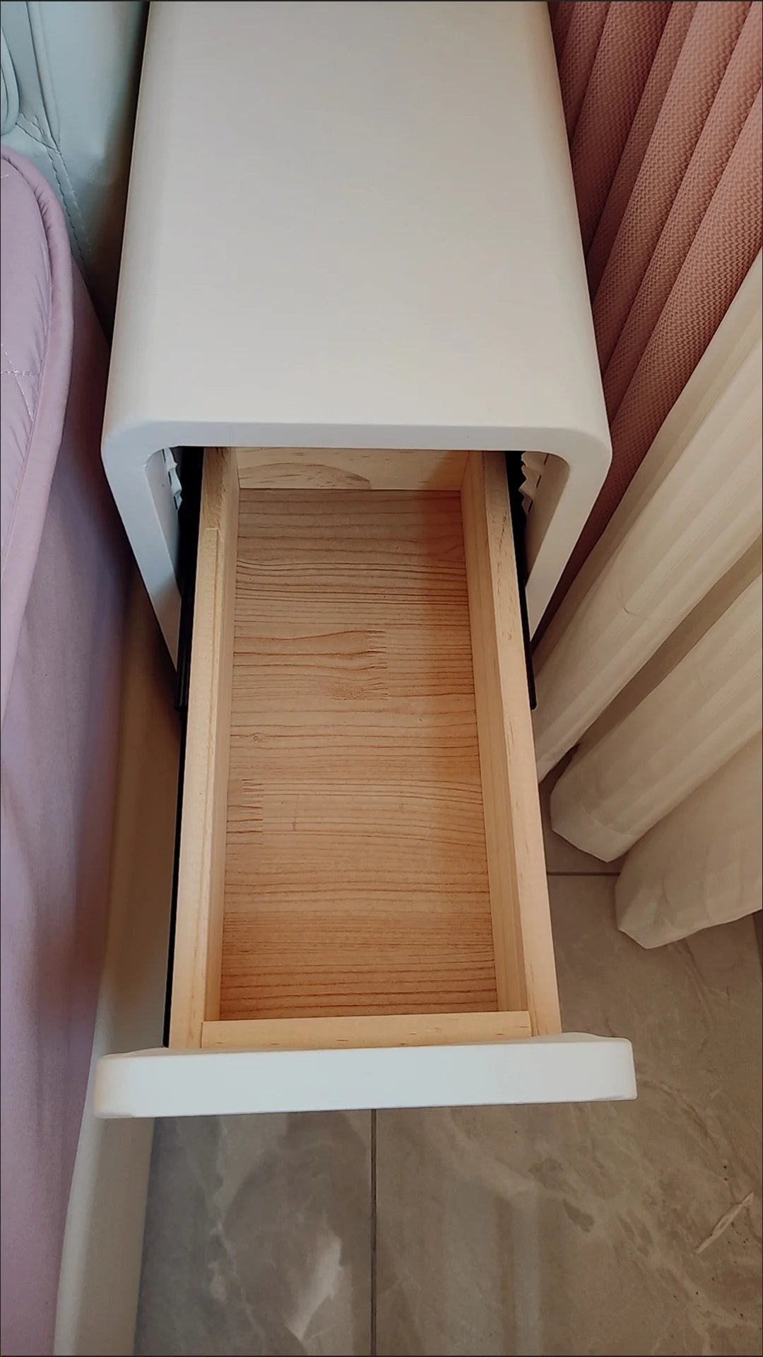 Petit table de chevet en bois minimaliste - vente privée 14:10White;5:10001406620X40x50cm