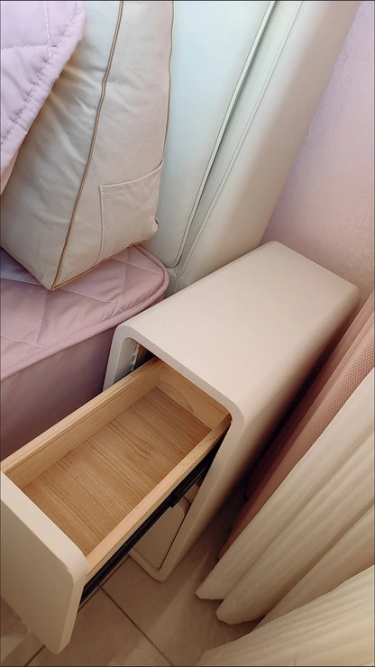 Petit table de chevet en bois minimaliste - vente privée 14:10White;5:10001406620X40x50cm