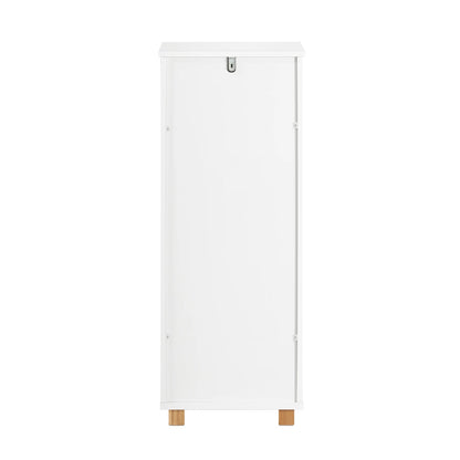 Petite étagère blanche à panier à linge - vente privée 14:29;200007763:201336101