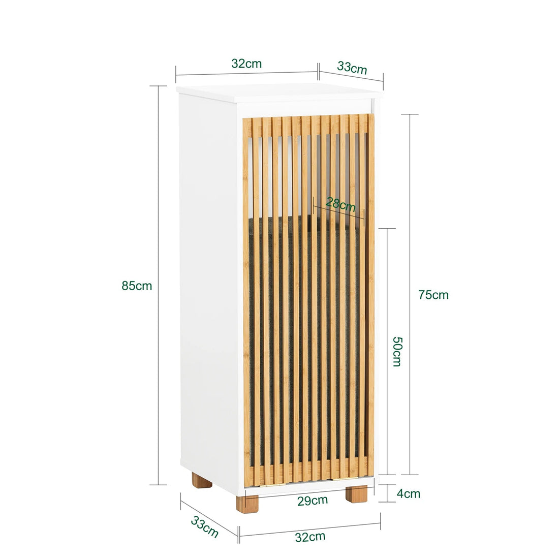 Petite étagère blanche à panier à linge - vente privée 14:29;200007763:201336101