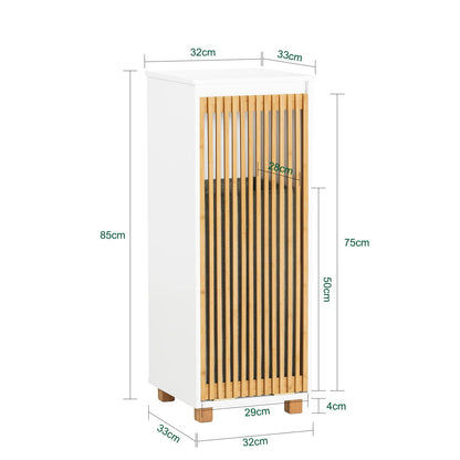 Petite étagère blanche à panier à linge - vente privée 14:29;200007763:201336101