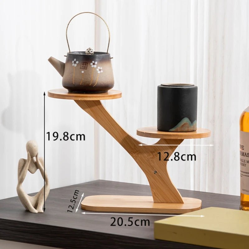 Petite étagère bureau en bois pour pot de fleur - vente privée 14:173Style 3