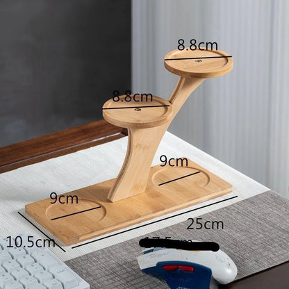 Petite étagère bureau en bois pour pot de fleur - vente privée 14:29Style 2