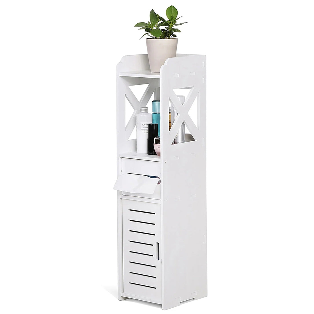 Petite étagère salle de bain blanche - vente privée 14:29
