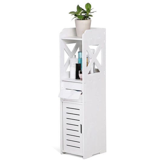 Petite étagère salle de bain blanche - vente privée 14:29