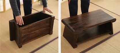 Petite table basse bois japonais - vente privée 14:173Xsmall