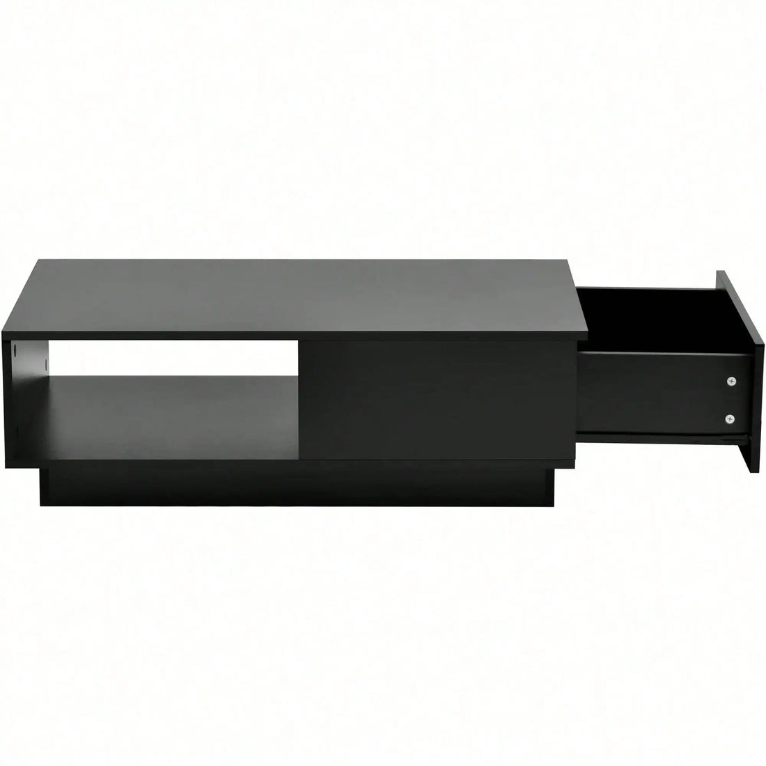 Petite table basse design rectangulaire 99 x 55 x 32 cm - vente privée 14:193Black;200007763:201336101