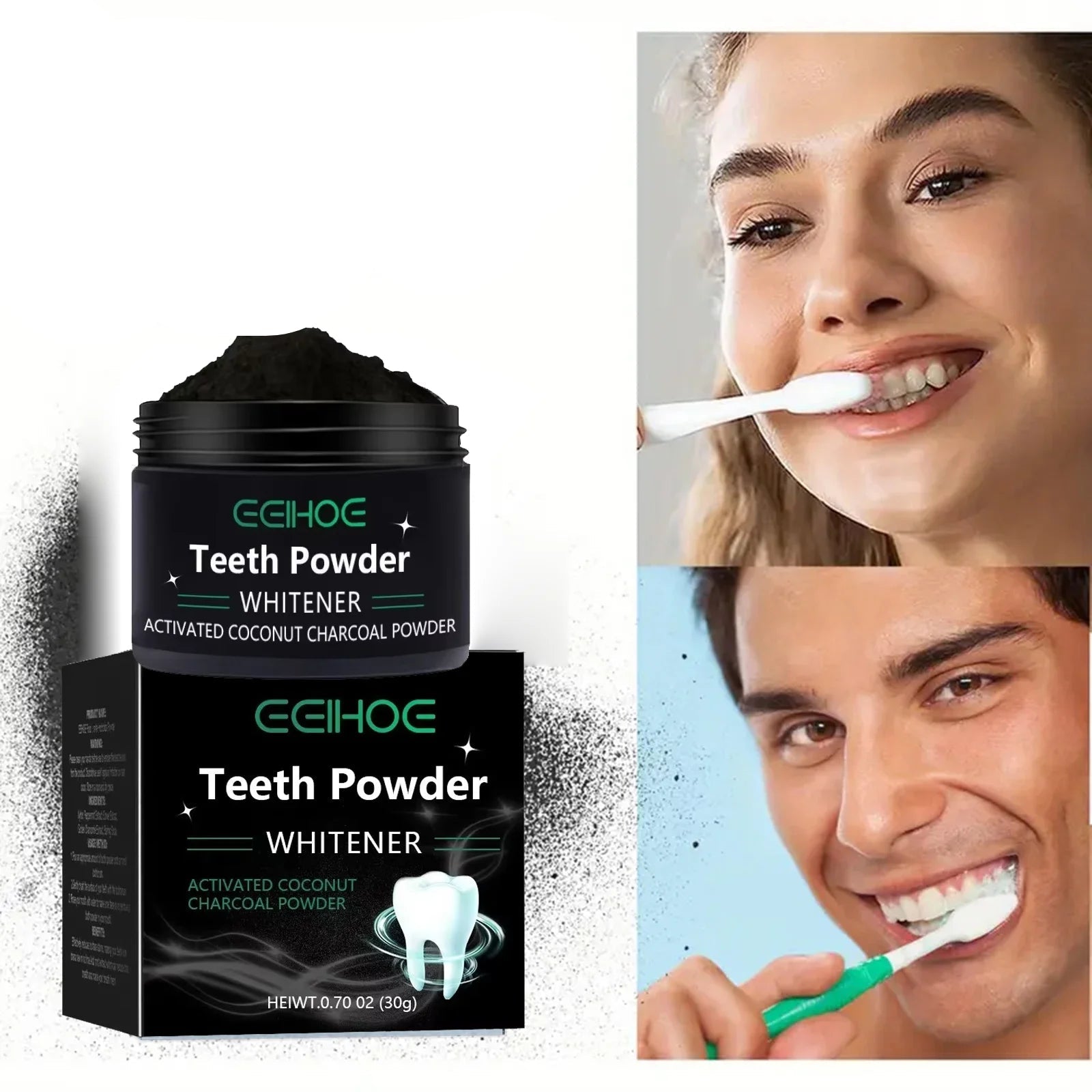 Poudre blanchissante dentaire PREMIUM - Teeth Powder - vente privée 14:1751 PC